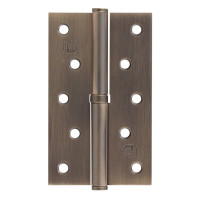 Петля RDA 125*3*2,5 (1 подш, сталь) мат. ант латунь лива