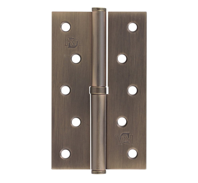 Петля RDA 125*3*2,5 (1 подш, сталь) мат. ант латунь лива