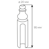 Колпачок Fimet 3154 F43 мат бронза d.20