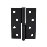 Петля RDA 100*3*2,5 (1 подш, сталь) черный матовый левая