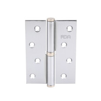 Петля RDA 100*3*2,5 (1 подш, сталь) хром матовый правая