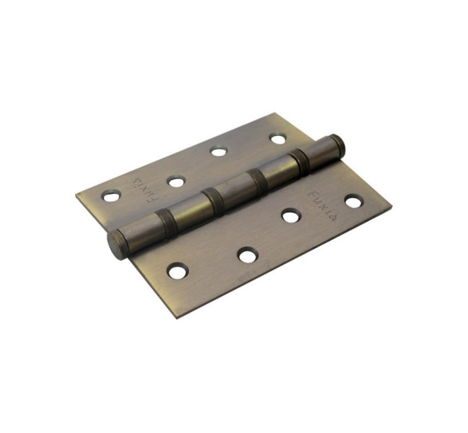 Петля 100*2,5 (4 подш, сталь) мат ант.латунь Fuxia