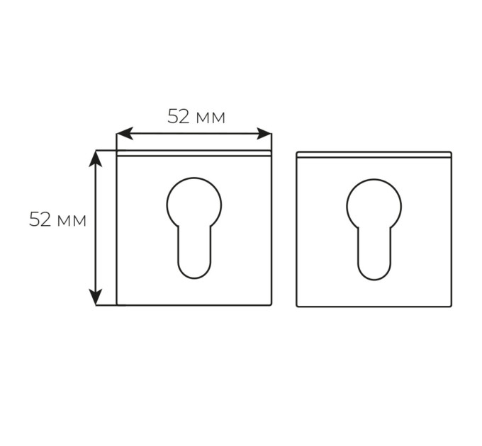 НакладкаTupai 1999 кл 6mm никель