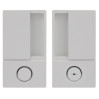 Ручка AGB Art. B3000200FM WAVE WC матовый белый