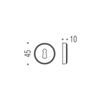 Накладка Colombo CD 1003 BB прор полированная. латунь Piuma