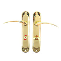 Ручка на планке 119/009 (200*40mm) 72мм пол.латунь вж