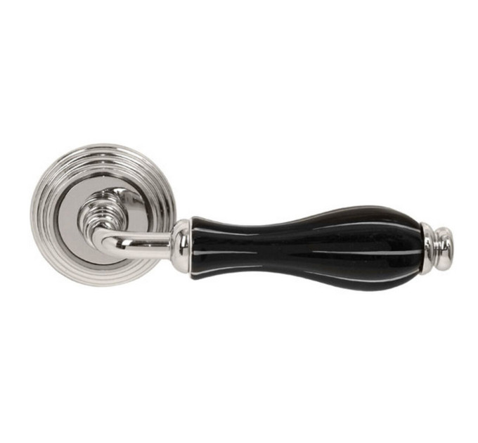 Ручка Fimet 148-269 F21 Lady никель/черная/серебро. полоска R ф/с