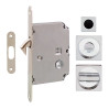 Ручка на раздв. дверь Fimet 3667R F04+LOCK+MQ хром (комплект wc)