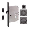 Ручка на раздв. дверь Fimet 3667R F15+LOCK+MQ антрацит (комплект wc)