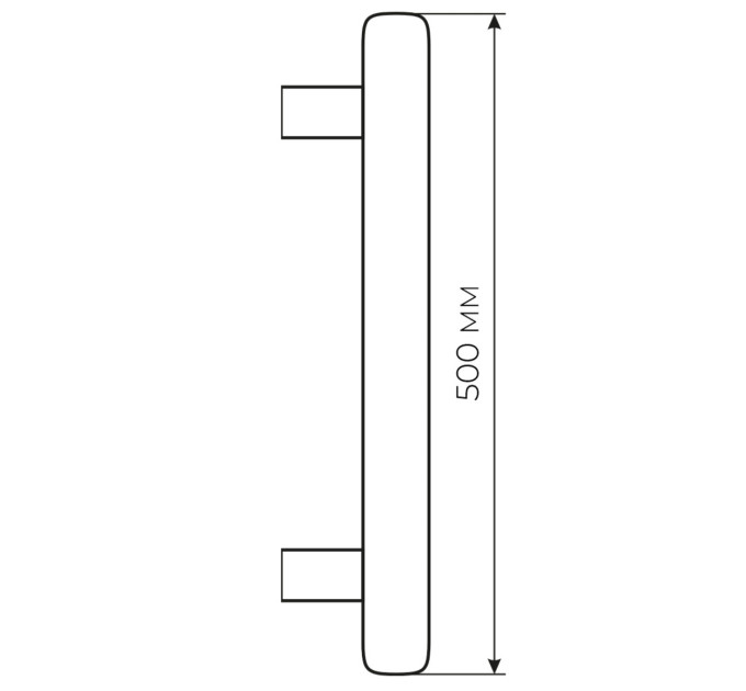 Ручка тянущая Fimet 841S 500 300 F60 нерж