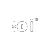Накладка Colombo CD 1063 прор антична латунь Ida, Mach, Olly, Peter