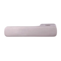 Дверная ручка на розетке M&T Minimal2.0 147759 Left TIN-C титан/хром матовый, в комплекте с WC