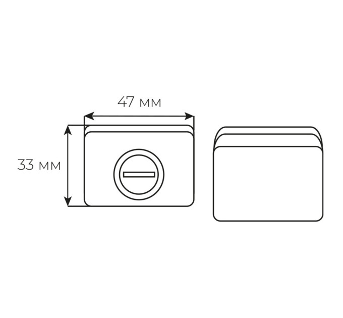 Накладка M&T Minimal Cr-K черный брошированный