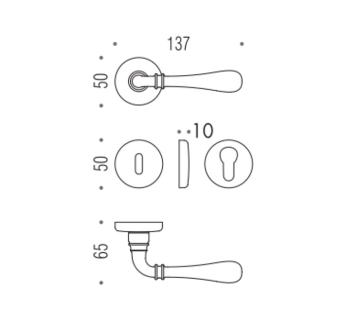 Ручка Colombo Ida ID 31 RSB полированная латунь R ф/с