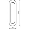 Ручка SL-150 SB мат.латунь на раздв.двери