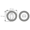 Накладка Fimet 269 F02 мат латунь
