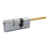 Цилиндр Securemme 3200QCS30501X5 К2 30/50 мм 5кл+1 монтажный ключ, со штоком, мат. хром