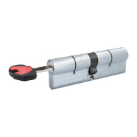 Цилиндр Securemme 3200CCS50501X5 К2 50/50 мм 5кл+1 монтажный ключ мат.хром