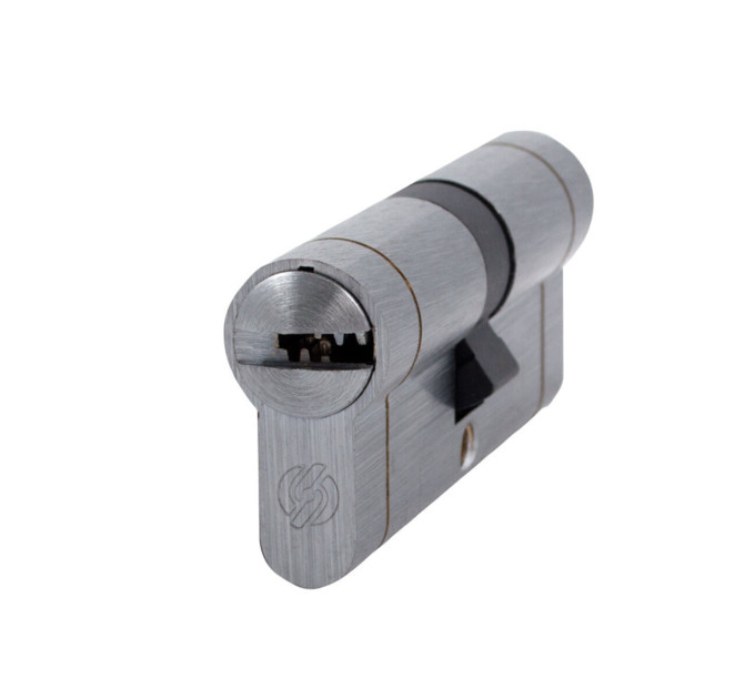 Цилиндр Securemme 3220CCS35351X5 К22 35/35 мм 5кл+1 монтажный ключ мат.хром