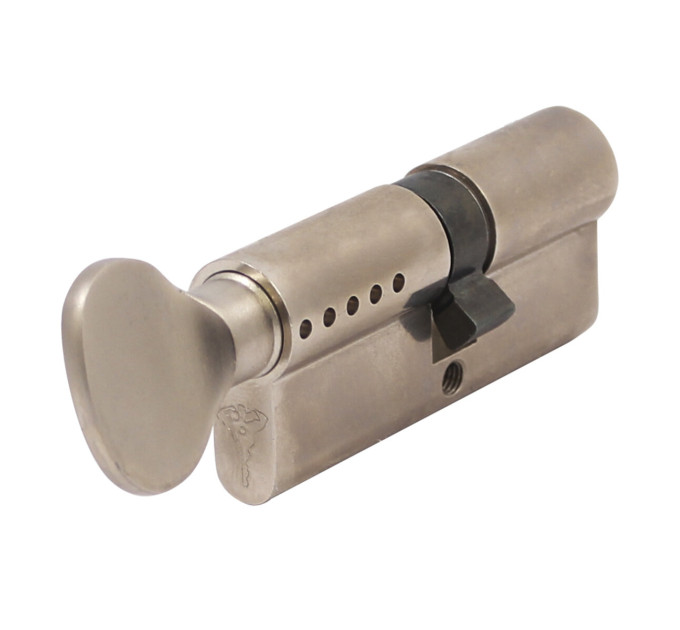 Цилиндр Mul-T-Lock Interactive мат.хром 71mm плоский/руч