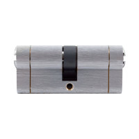 Цилиндр Securemme 3220CCS40401X5 К22 40/40 мм 5кл+1 монтажный ключ мат.хром