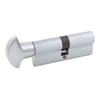 Цилиндр Securemme 3200PCS40401X5 К2 40/40 мм 5кл+1 монтажный ключ/ручка мат.хром