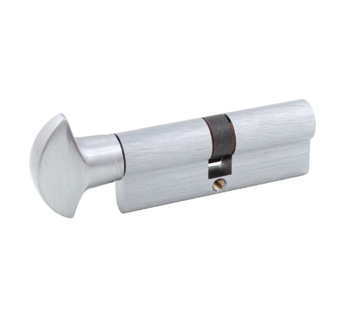 Циліндр Securemme 3200PCS40401X5 К2 40/40 мм 5кл +1 монтажний ключ/ручка мат.хром