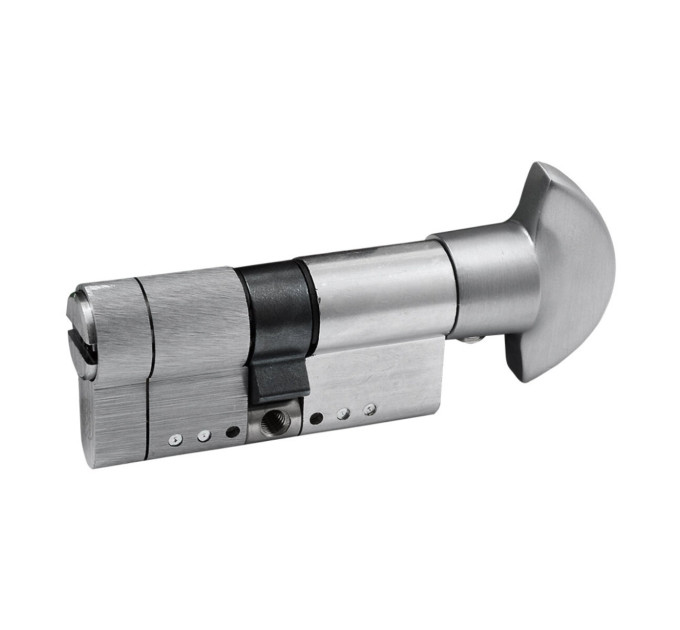 Цилиндр Securemme 3220PCS30301X5 К22 30/30 мм 5кл +1 монтажный ключ/ручка мат.хром