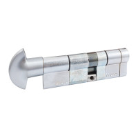 Цилиндр Securemme 361BPCS5040115 K64 50/40 мм 5кл +1 ключ/ручка мат.хром