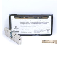 Mottura Art. C39D515101 Цилиндр 51*51 кл мат никель 5кл
