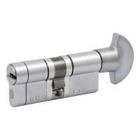 Цилиндр Securemme 3220PCS40501X5 К22 40/50мм 5кл+1 монтажный ключ/ручка мат.хром