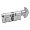 Цилиндр Securemme 3220PCS40501X5 К22 40/50мм 5кл+1 монтажный ключ/ручка мат.хром