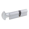 Цилиндр Securemme 3200PCS35451X5 К2 35/45 мм 5кл+1 монтажный ключ/ручка мат.хром
