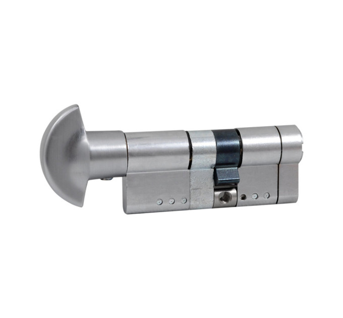 Цилиндр Securemme 361PCS5040115 K64 50/40 мм 5кл+1 монтажный ключ/ручка мат.хром