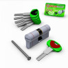 Цилиндр Securemme 3220CCS45451X5 К22 45/45 мм 5кл+1 монтажный ключ мат.хром