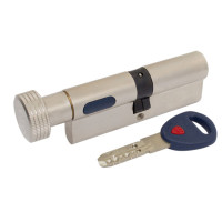 Цилиндр Mauer KC-NW4 46/31=77 круглая ручка никель 3 кл