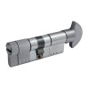 Цилиндр Securemme 322TPCS51511X5 К22 50/50 мм 5кл +1 монтажный ключ/ручка матовый хром