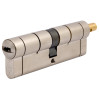 Цилиндр дверной Mottura C55F464601 46/46 мм, лазерный ключ, под поворотник, 5 ключей, никель матовый