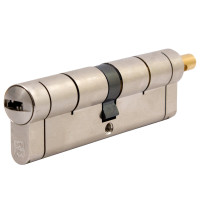 Цилиндр дверной Mottura C55F515101 51/51 мм, лазерный ключ, под поворотник, 5 ключей, никель матовый