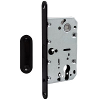 Comit 81703 Механизм замка черный магнитный мц 85мм + Ответная планка