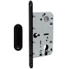 Comit 81703 Механизм замка черный магнитный мц 85мм + Ответная планка