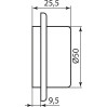 Mottura Art. 94KIT WES CS Комплект мат хром