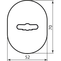 Mottura Art. 95324 BR накладка для замка бронза (анодирование)