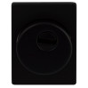 Броненакладка Protect 25mm c декоративной накладкой 60X80мм Black черная