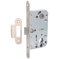 Comit 81693 Механизм замка никель мц 85мм (Ответная планка с отбойником)