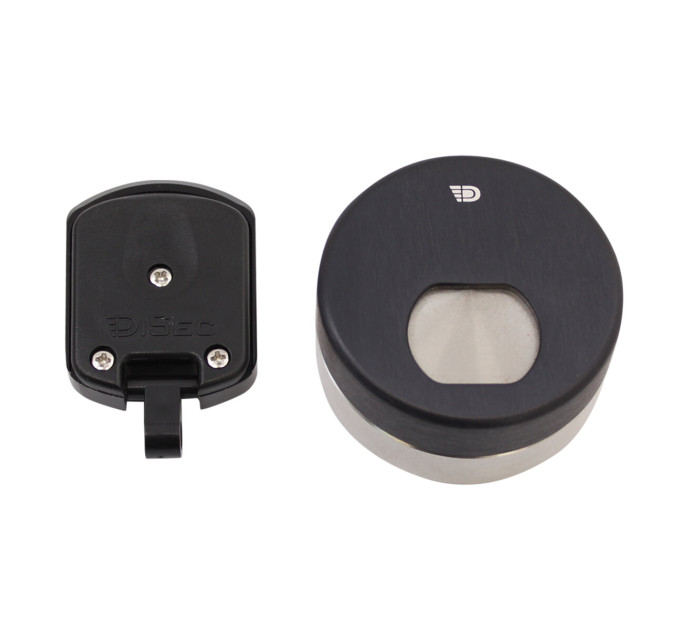 Броненакладка DISEC MAGNETIC MR125L-25D1 NO черный матовый 3 ключа