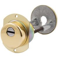 Mottura Art. 94KIT1102/P Защитный комплект для двойного цилиндра зол