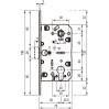 AGB Art. B061035091 Механизм Mediana Polaris под цилиндр белый 85мм