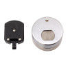 Броненакладка DISEC MAGNETIC MR125L-25D1T хром матовый 3 ключа