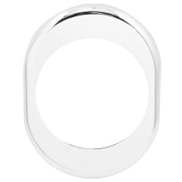 Securemme 4320KСL Декоративная накладка для броненакладки овальная хром
